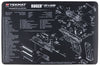 TekMat TEKR17RUGERLC9 Ultra Premium Cleaning Mat  Ruger LC9 Parts Diagram 11 x 17