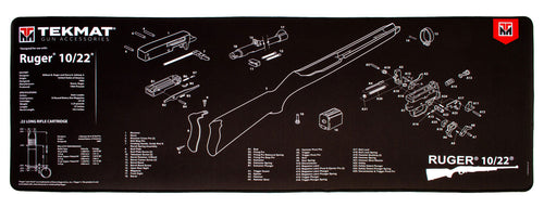 TekMat TEKR441022 Ultra Premium Cleaning Mat  Ruger 10-22 Parts Diagram 15 x 44