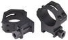 Weaver Mounts 48366 Four Hole Skeleton 30mm High Black Matte
