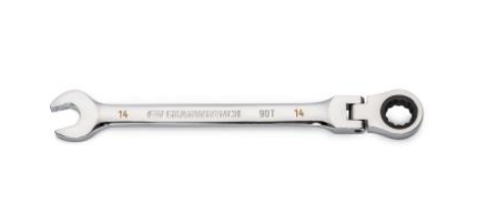 GearWrench 14mm 90-Tooth 12 Point Flex Head Ratcheting Combination Wrench